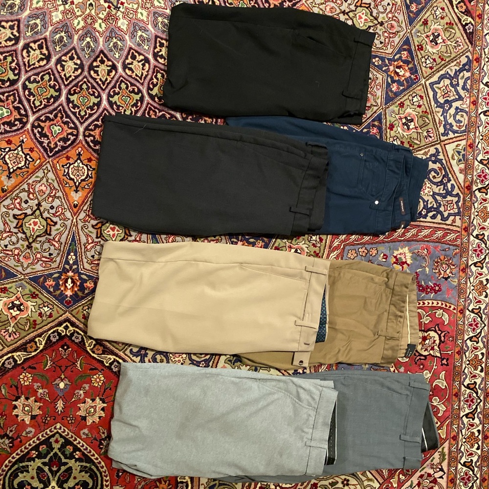 7 pairs of MENS SLACKS